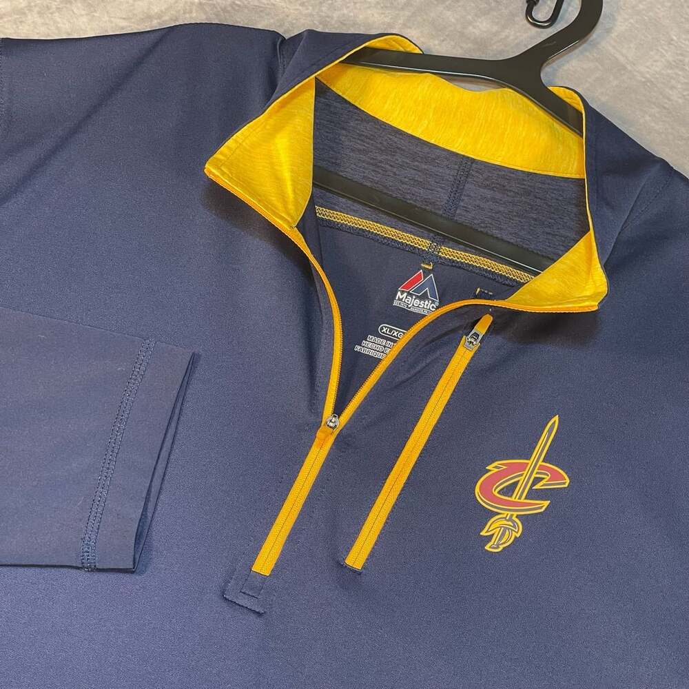 Majestic Cleveland Cavaliers 1/4 Zip Performance Pullover XL